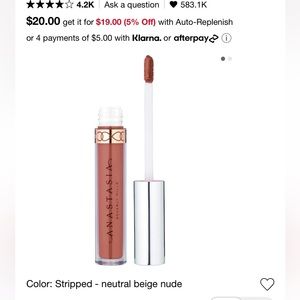 Anastasia Beverly Hills Liquid Lipstick in Stripped